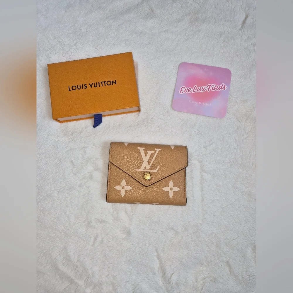 Louis Vuitton Victorine Wallet Arizona Bicolor Empreinte M80968